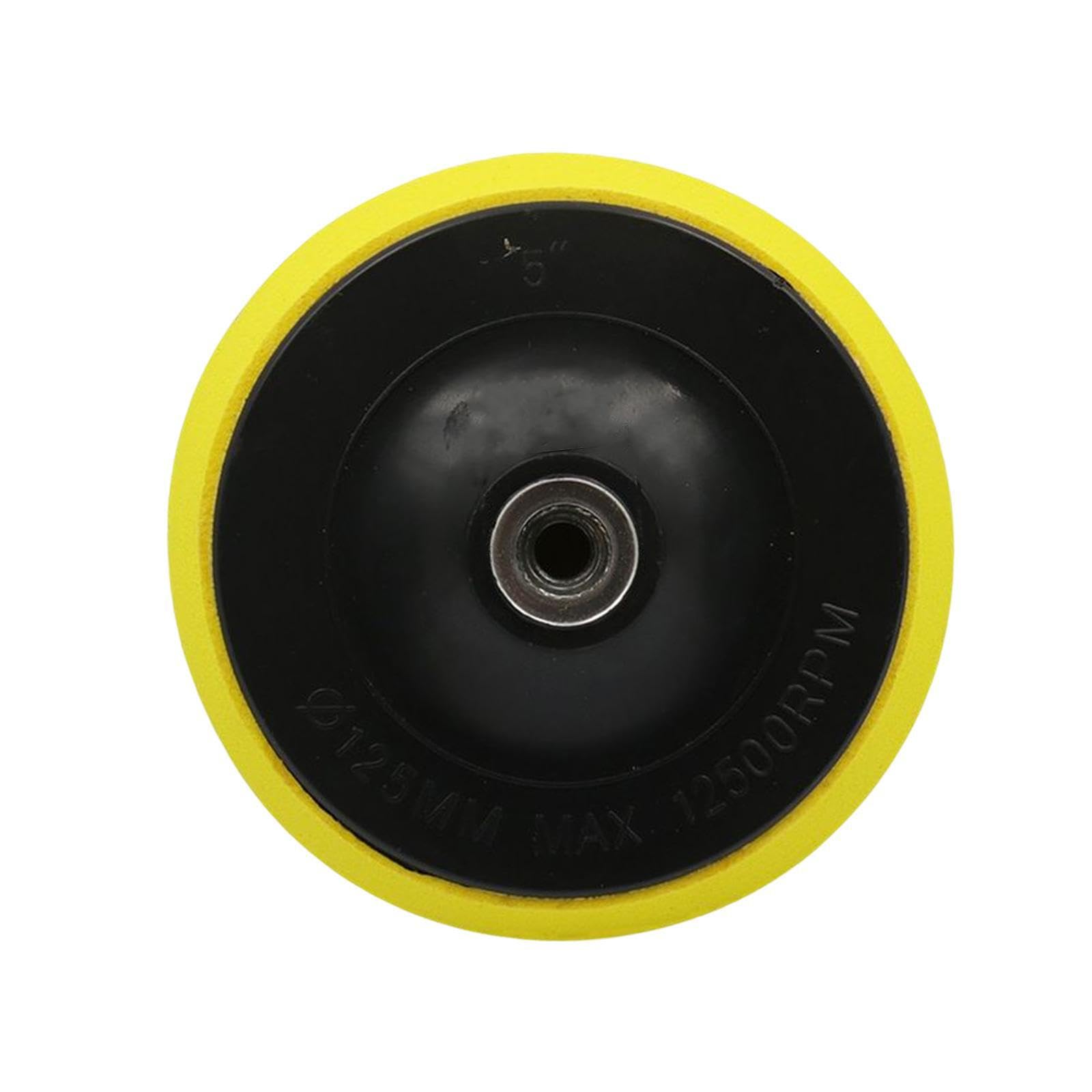 TWISAXC Reliable Sanding Flexible Backer Plate for Car Polishers Lasting Support for Efficient Polishing Tasks Across Multiple Materials Drill Sanding, 5 inch 125mm M14