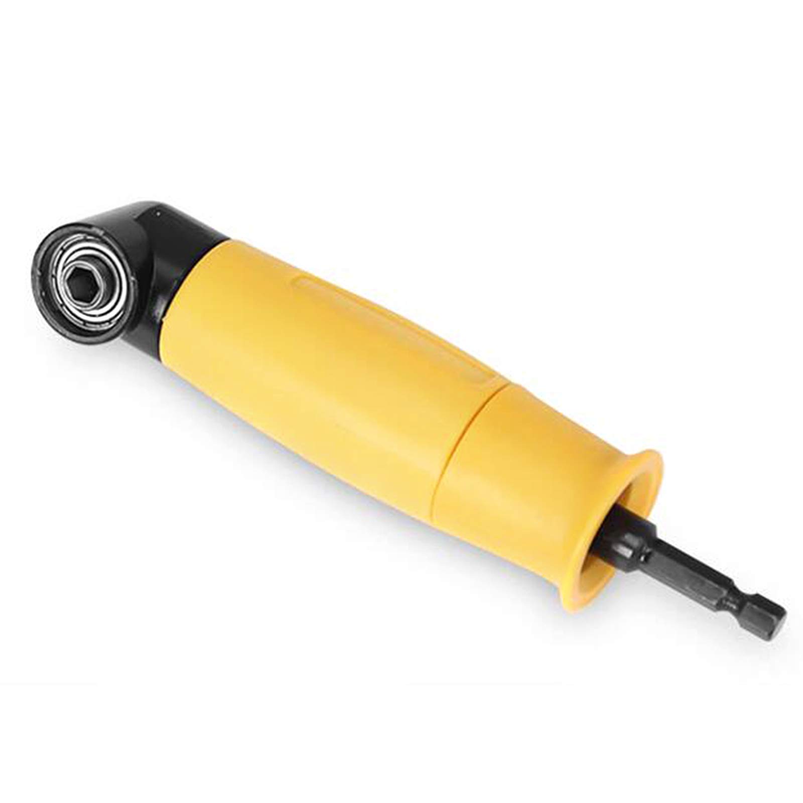 Levkitch Right Angle Drill Adapter Attachment 90 Degree Screwdriver Right Angle Drill Chuck Universal Bit Driver