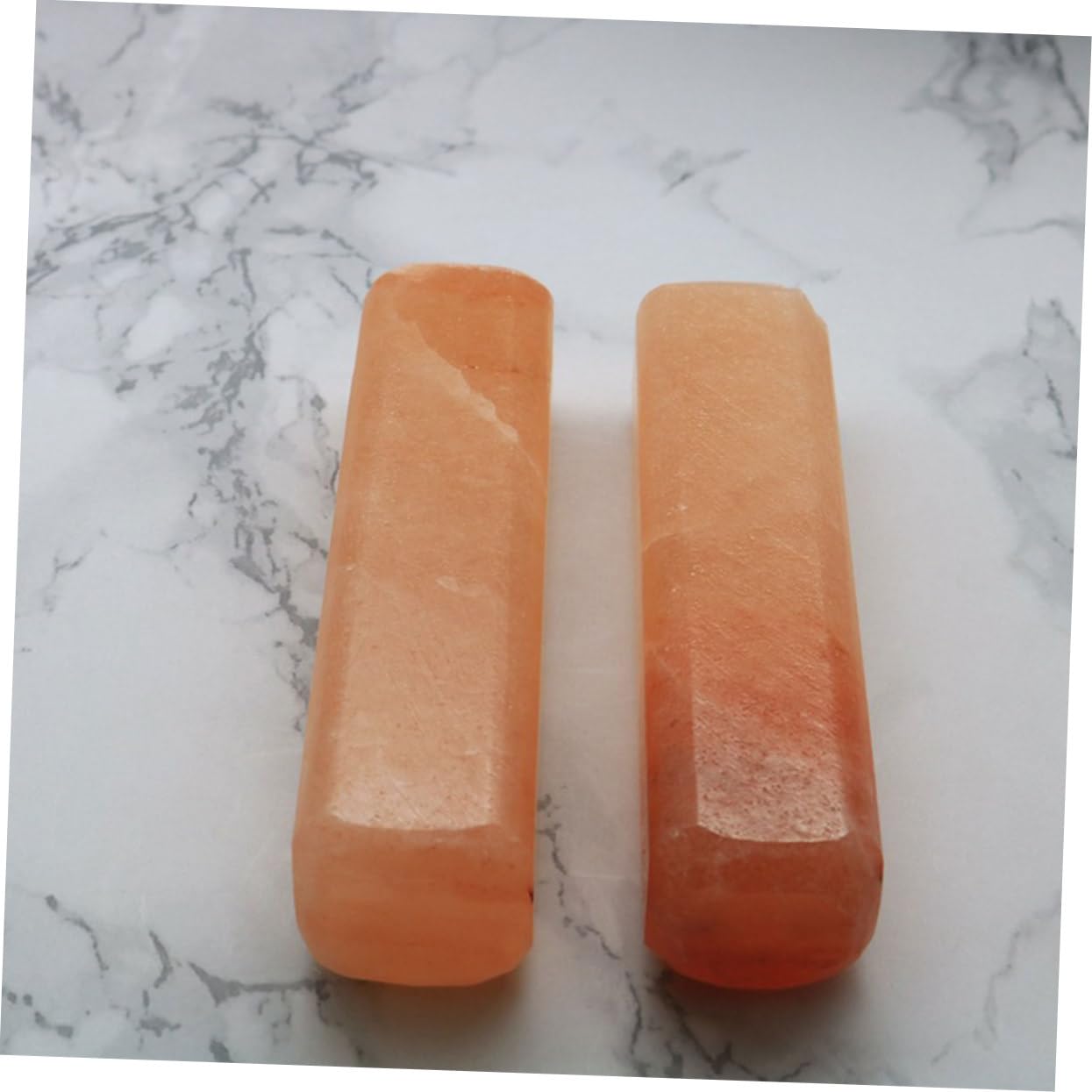 FRCOLOR Bâton de Massage Sel Minéral pour Visage et Dos, Texture Lisse et Polissage Fin, pour Salon de Massage et Usage à Domicile