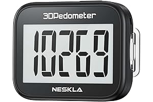 OMRON HJ-321 Pedometer: Step Counter for Walking with Large Display and Clip