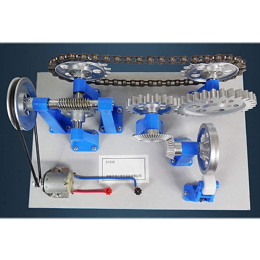 Life Accessories Mechanisches Getriebemodell Physikexperiment Wissenschafts- und Bildungsausrüstung Mehrere Rotationsmodi Physikalisches Laborgerät,