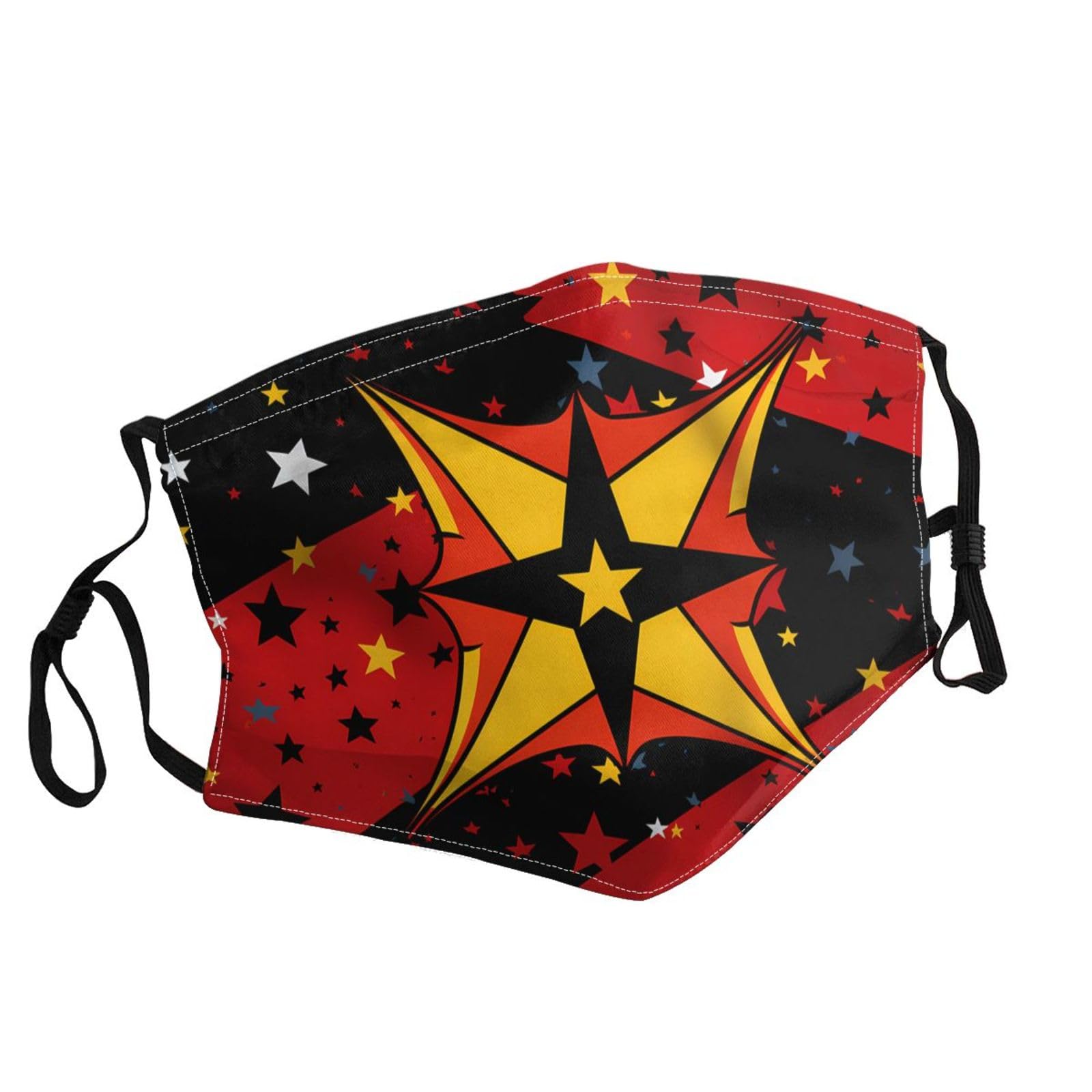 YYHWHJDE Adult Masks Washable 10 PCS Soft breathable Suitable for camping, running, traveling daily use maryland flag Picture