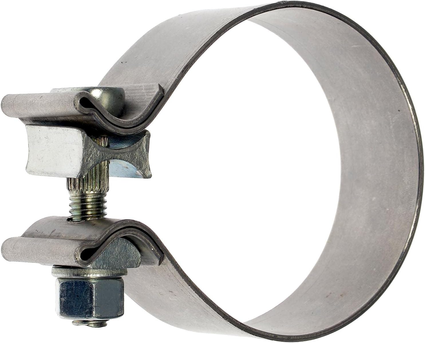 APDTY 158489 Stainless Steel Exhaust Pipe Clamp 3" Inch
