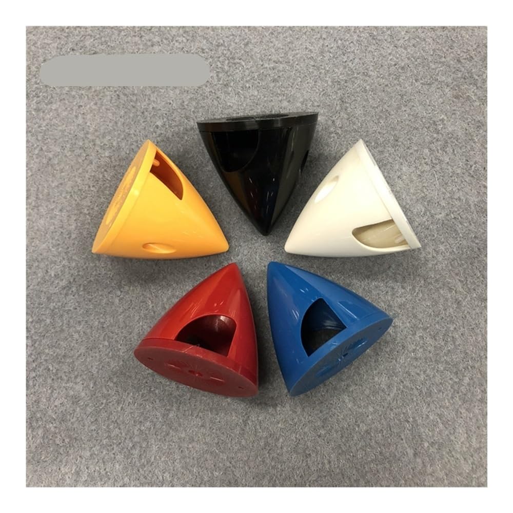 Compatible con Piezas de aeromodelismo de Aviones RC, 5 Colores, 75 mm, 3 Pulgadas, Modelos RC, plástico, 2 Palas, hélice giratoria.(75mm Black 1pcs)