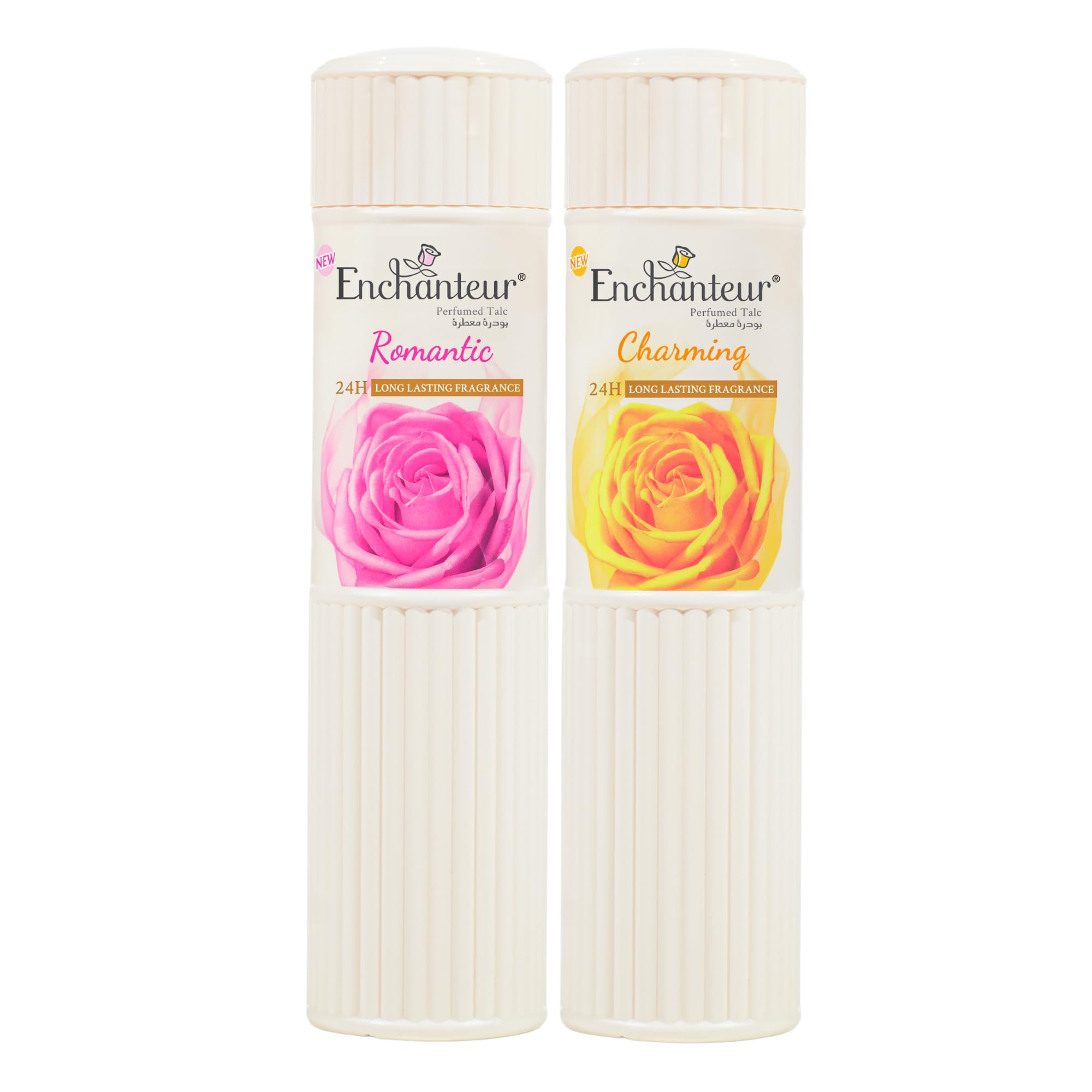 Enchanteur Talc (2 X 250 gm), Romantic + Charming