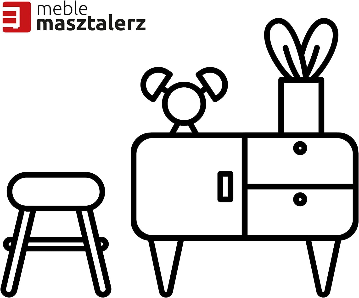 meble masztalerz Comodino con LED - Bianco con Frontale Lucido - Frontali dei tavoli lucidi - con 2 cassetti - 55,2 cm - Cassetti Senza Maniglie - Comodini Camera da Letto
