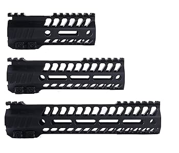 SLRハンドガードブラック5.5 & ハンドストップ、mlokレール SLRハンドガードブラック5.5 & ハンドストップ、mlokレール 楽天
