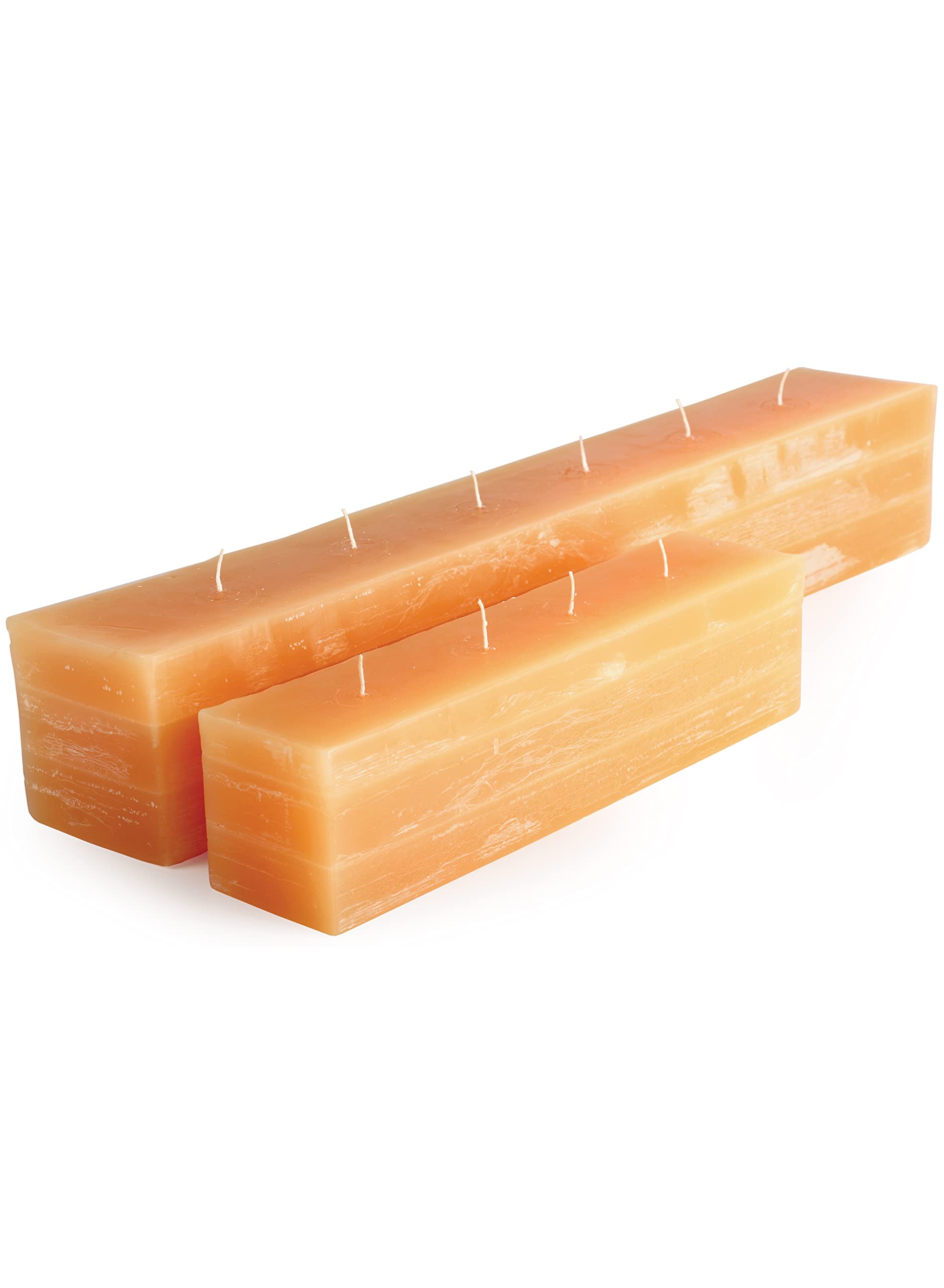 Vance Kitira Layered Brick Candle (Amber, 4 Wick)