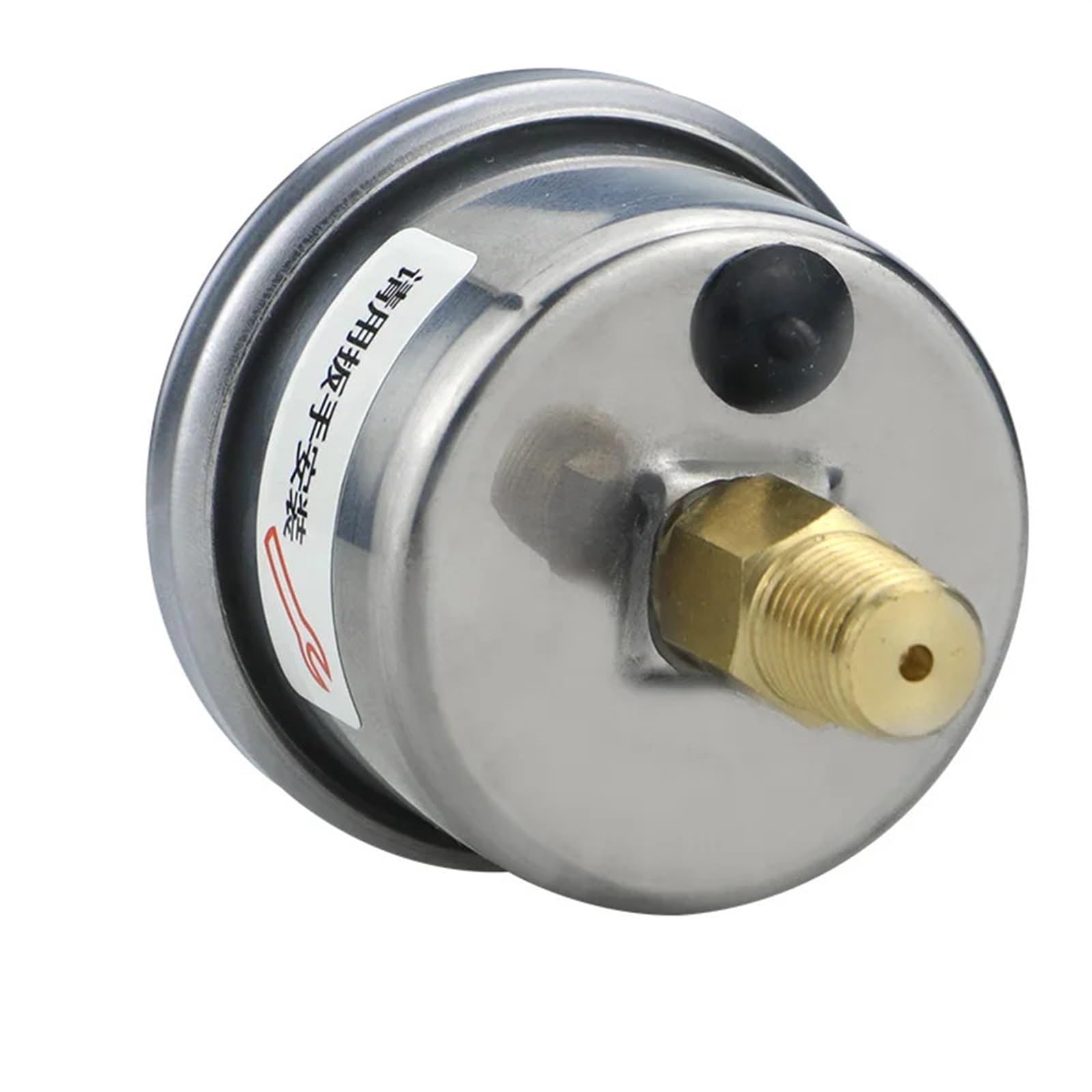 Manomètre Manomètre, manomètres 40 mm 0-400 Bar/psi Connexion arrière boîtier en Acier Inoxydable Joint en Laiton manomètre à gaz d'eau M10 1, Taille : 0 40 Bar (Color : NPT 1 8 with Oil, Size : 0
