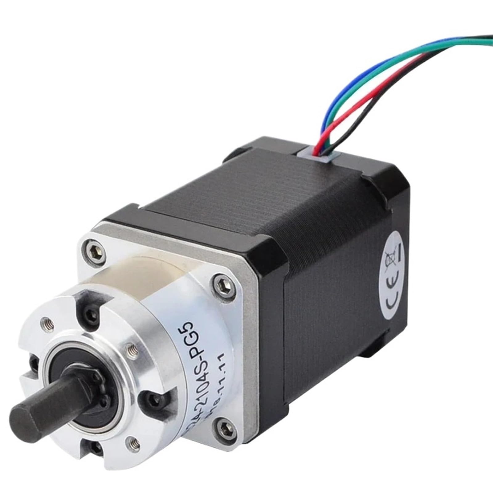 4-Leiter Nema 17 Schrittmotor 42 Motor Extruder Getriebe Schrittmotor Übersetzung 5:1 Planetengetriebe 2,1A Nema17 Schrittmotor