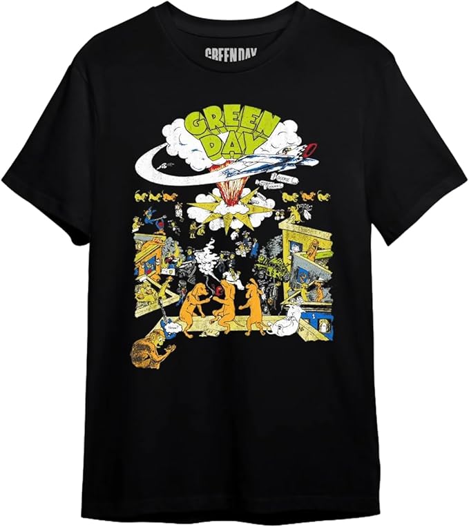 Camiseta Green Day Dookie (BR, Alfa, PP, Regular, Preto) | Amazon