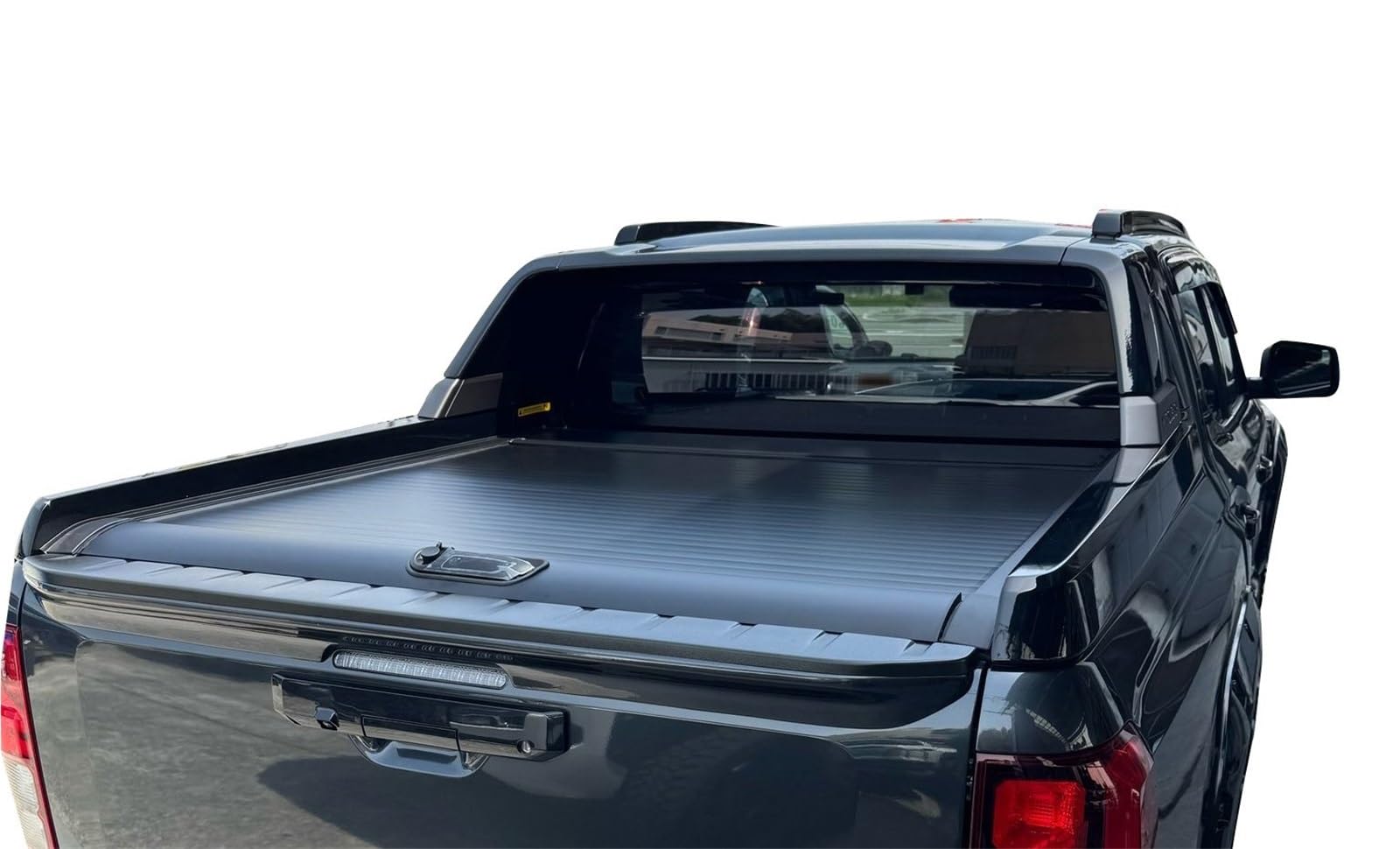 Für Mitsubishi Für L200 2024 Manuelle wasserdichte Roll-Up Rollladen Deckel Pickup Bett Abdeckung Gepäckraumabdeckung