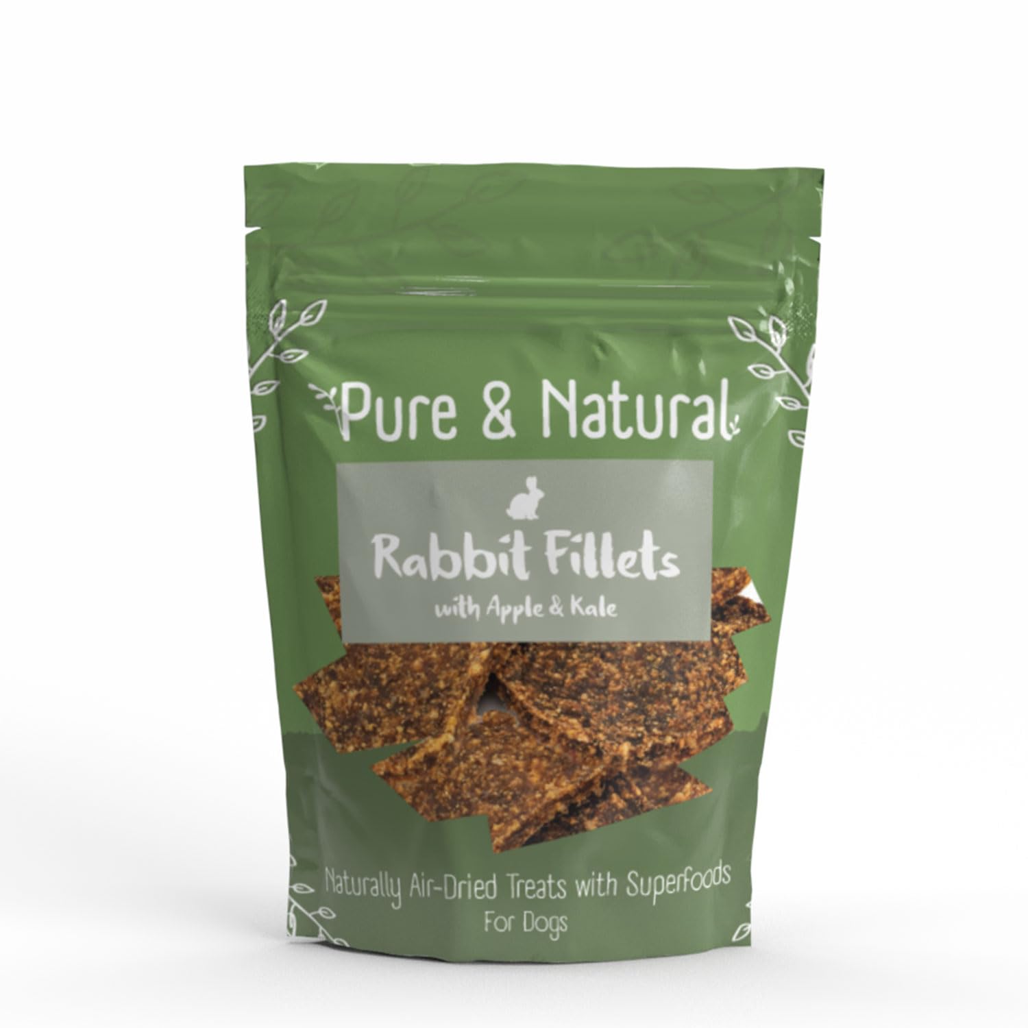 Pure & Natural PN820 Air Dried Chicken Fillets Treats with Superfoods Blueberries & Cranberries 10x100gm, 100 g (Pack of 10)