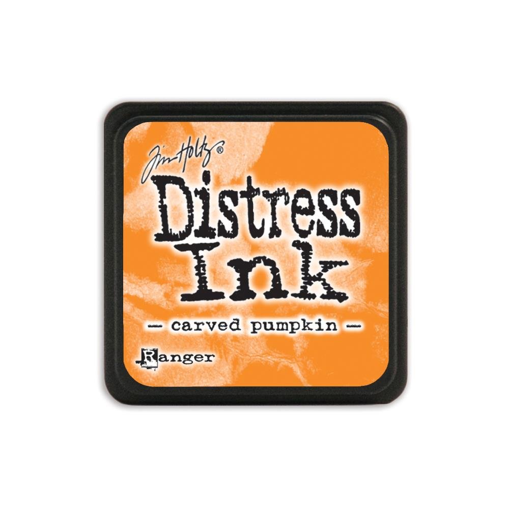 Ranger Carved Pumpkin Distress Mini Ink Pad, Orange