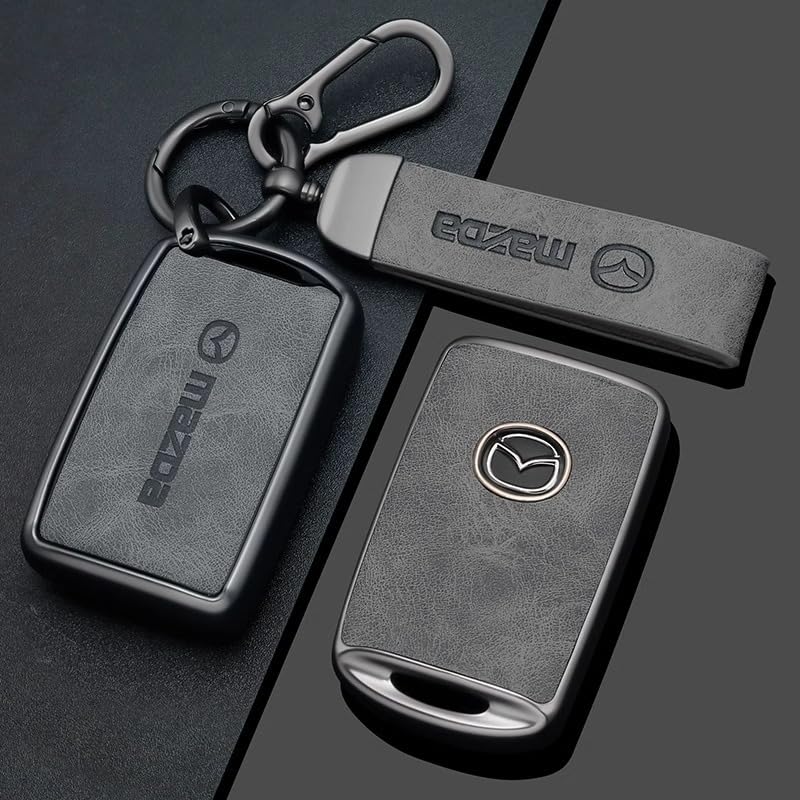 WHDPPP Autoschlüssel Hülle für Mazda CX-30 Mazda 3 2019-2024 - Auto Schlüsselgehäuse - Schlüsselcover Schutz Schlüssel Gehäuse Schlüsselhülle C
