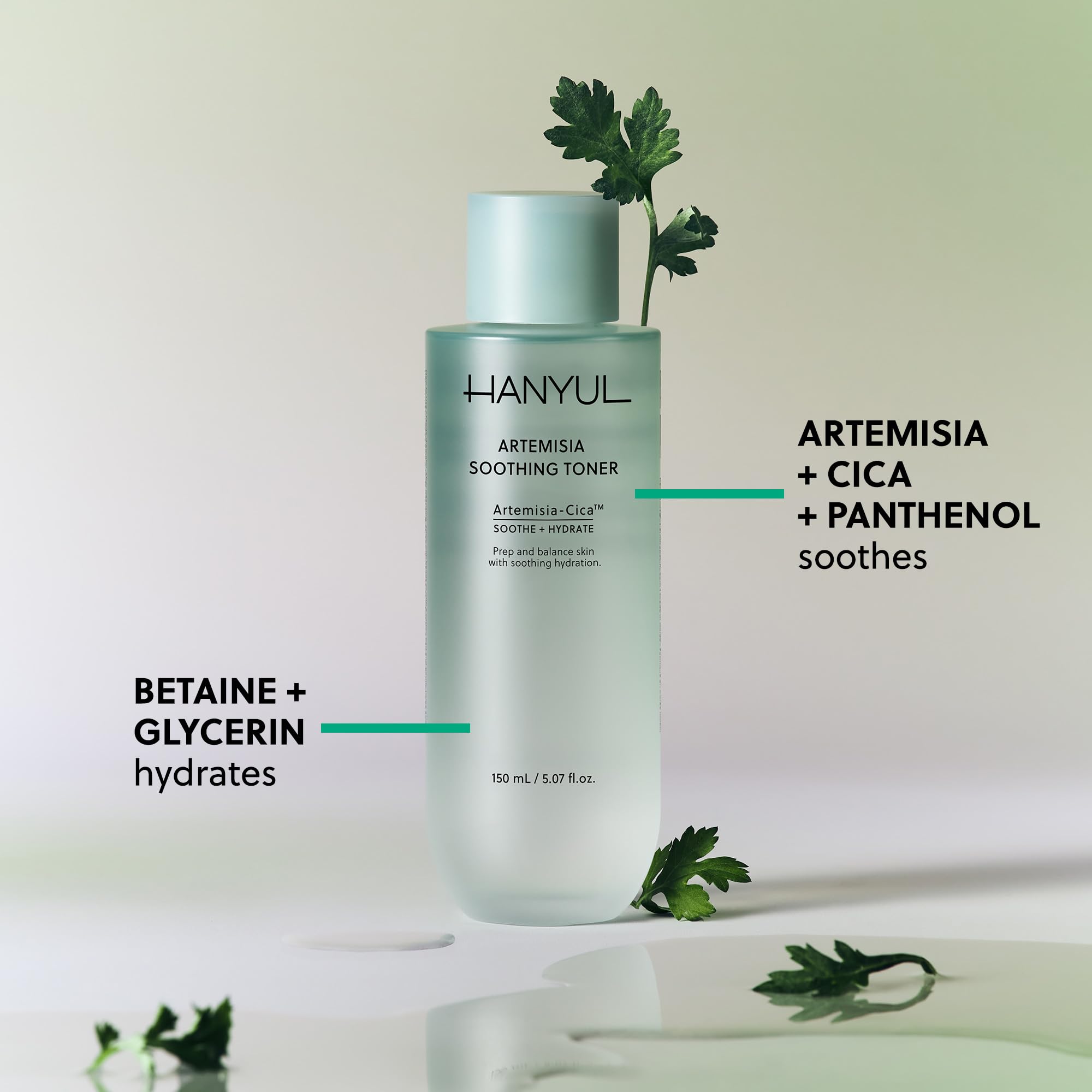 HANYUL Soothing Hydrating Face Toner with Cica, Panthenol & Glycerin