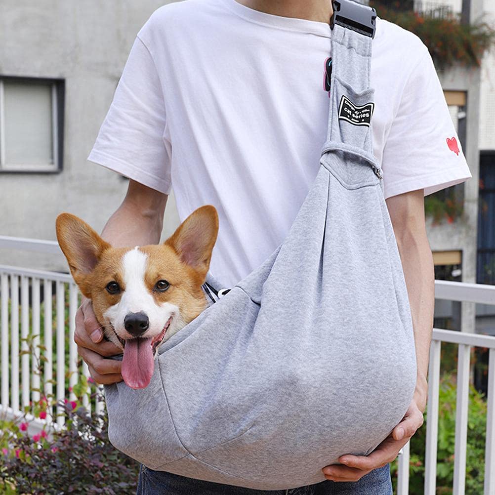 Borsa a tracolla per cani Pet Messenger Bag Supplies Tracolla Regolabile Puppy Sling Borse per animali domestici portatili entro 13 kg