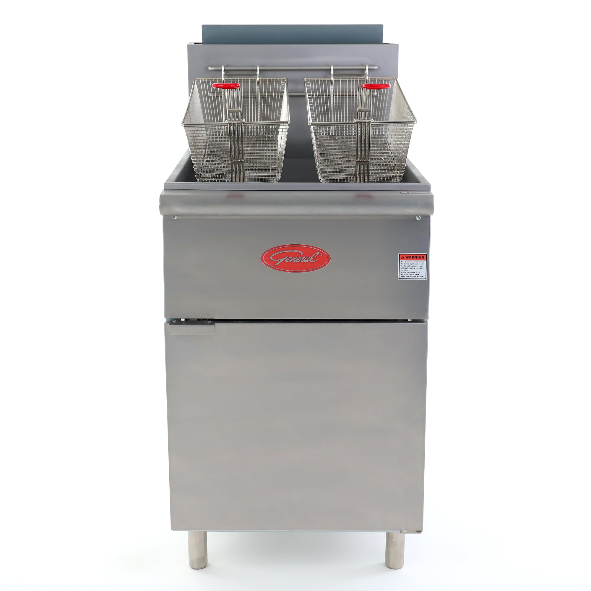 General Foodservice Deep Fryer, 70 lb., 150,000 BTU, in Stainless Steel