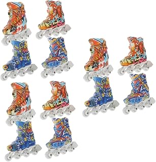 ibasenice 6 Pairs Portable Finger Toys Desk Game Toys Educational Mini Dollhouse Accessories Desktop Toys Baby Doll Toy Fingertip Sports Toys Finger Sports Model Finger Small Toy Fingerboard