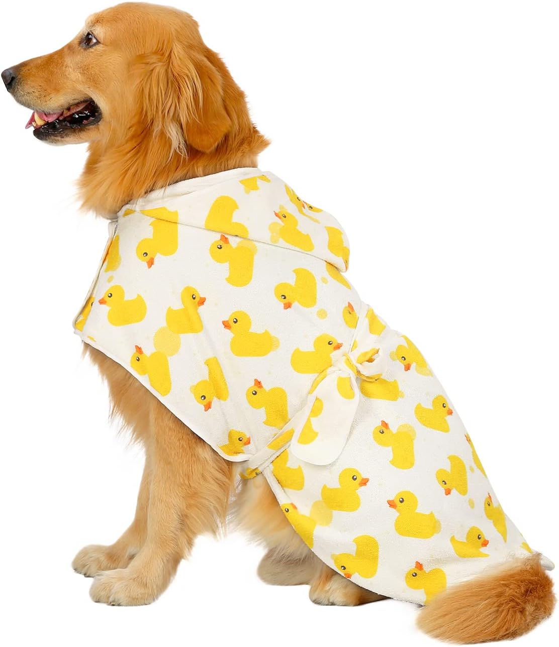 HDE Dog Bathrobe Super Absorbent Quick Drying Towel with