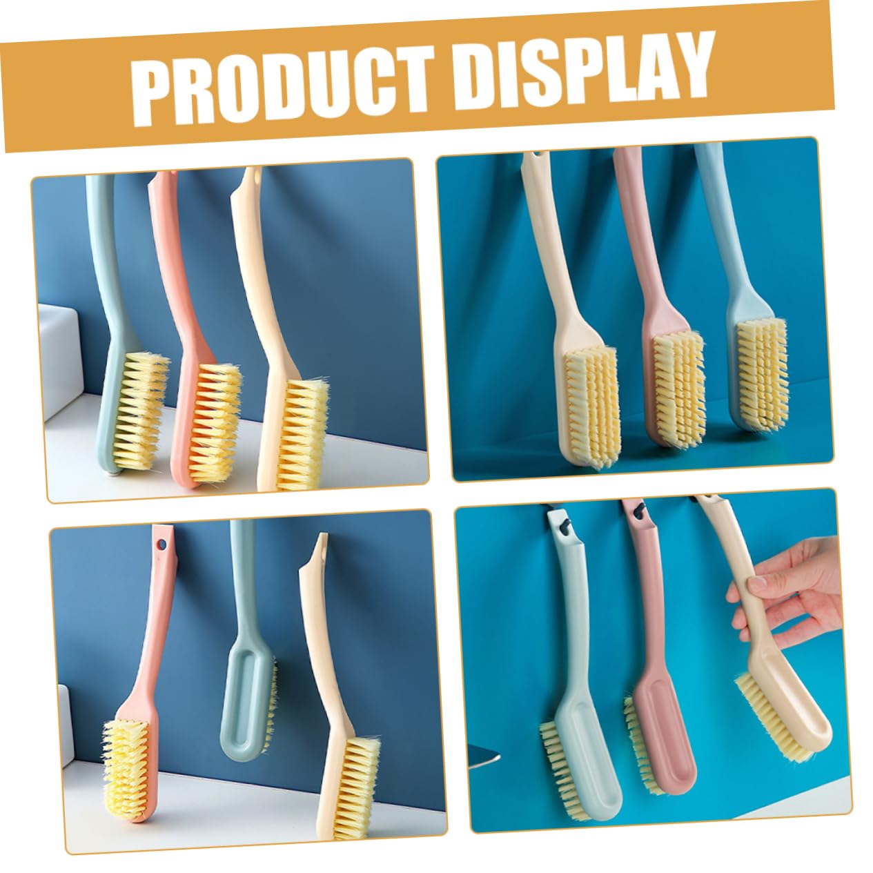 Holibanna 15piezas Cepillos De Limpieza De Zapatos Herramienta Multifuncional para Eliminar Suciedad De Calzado Cepillos Suaves para Ropa y Superficies del Hogar Diseño Ergonómico y
