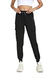 Womens Cargo Pants with Pockets-Lightweight Quick Dry Water Resistant Hiking Pants for Travel Casual Athletic and Outdoor