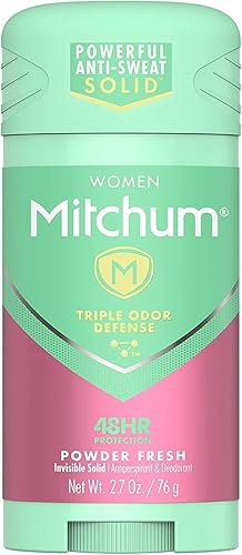 Miniatura 30 de Mitchum Gel antitranspirante y desodorante de triple protección contra olores para mujer, ducha fresca, protección 48 horas, 2.25 onzas
