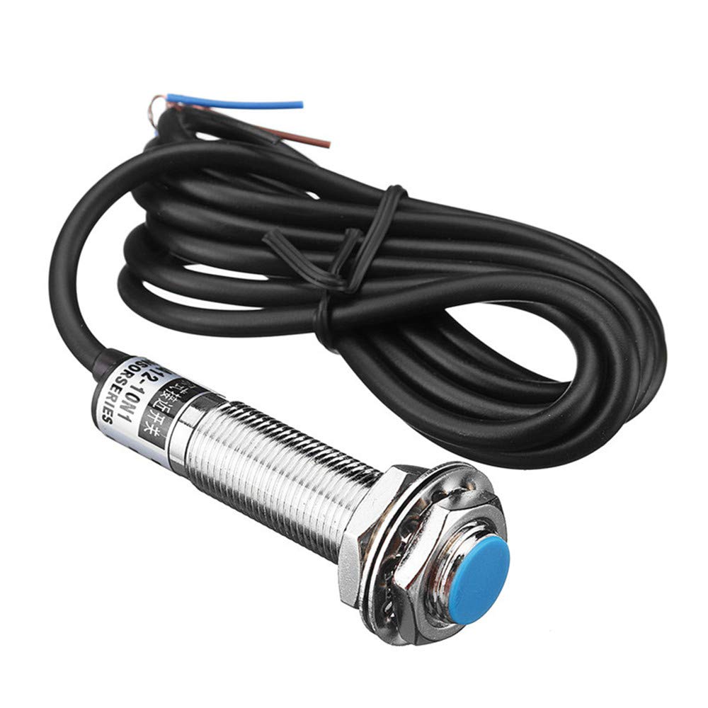 4 Digital Led Drehzahlmesser Drehzahlmesser Mit Hall-Näherungsschalter Sensor Npn - Blau