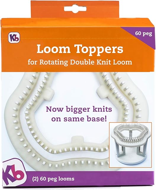 Authentic Knitting Board 60 Peg Loom Toppers, KB8360