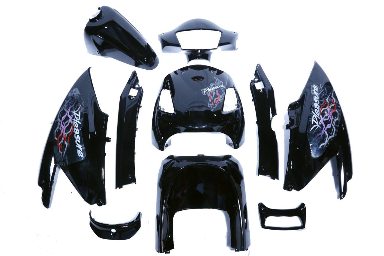 SS Scooter Pleasure Old Model Full Body Kit (Black Colour)