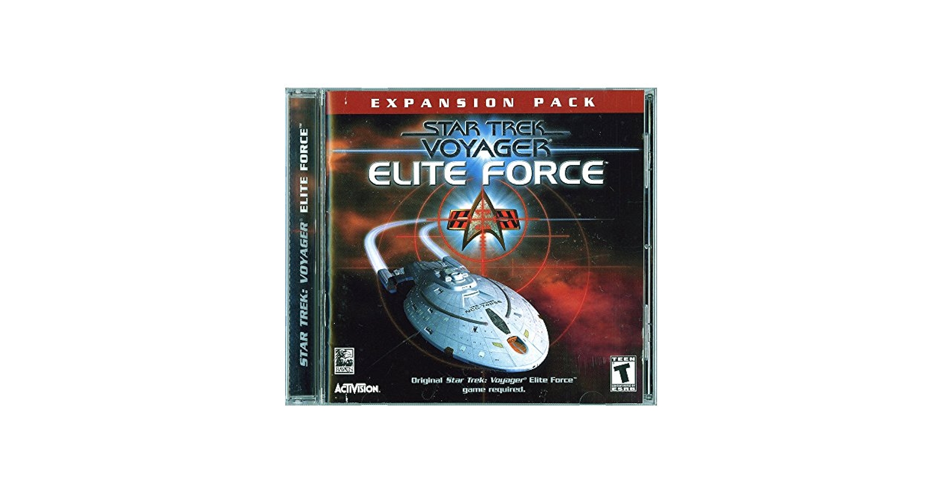 Star Trek Voyager Elite Force 北米版 PS2 Star Trek: Voyager - Elite Force cover or packaging material