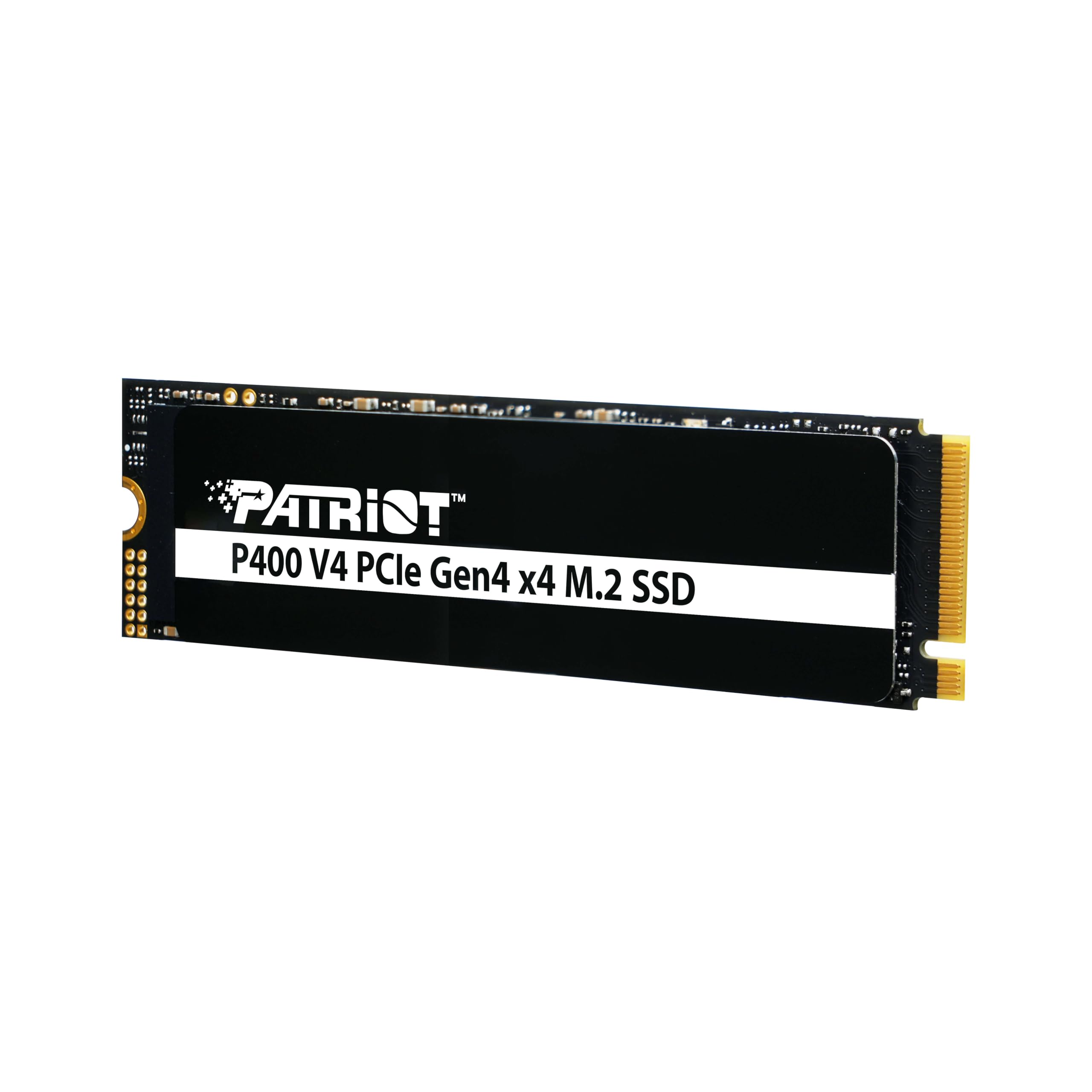 Patriot P400 V4 500GB Internal SSD - NVMe PCIe Gen 4x4 - M.2 2280 - Sequential Read: Up to 5,000MB/s and Sequential Write: Up to 3,000MB/s - PS5 Compatible - Solid State Drive - P400VP500GM28H