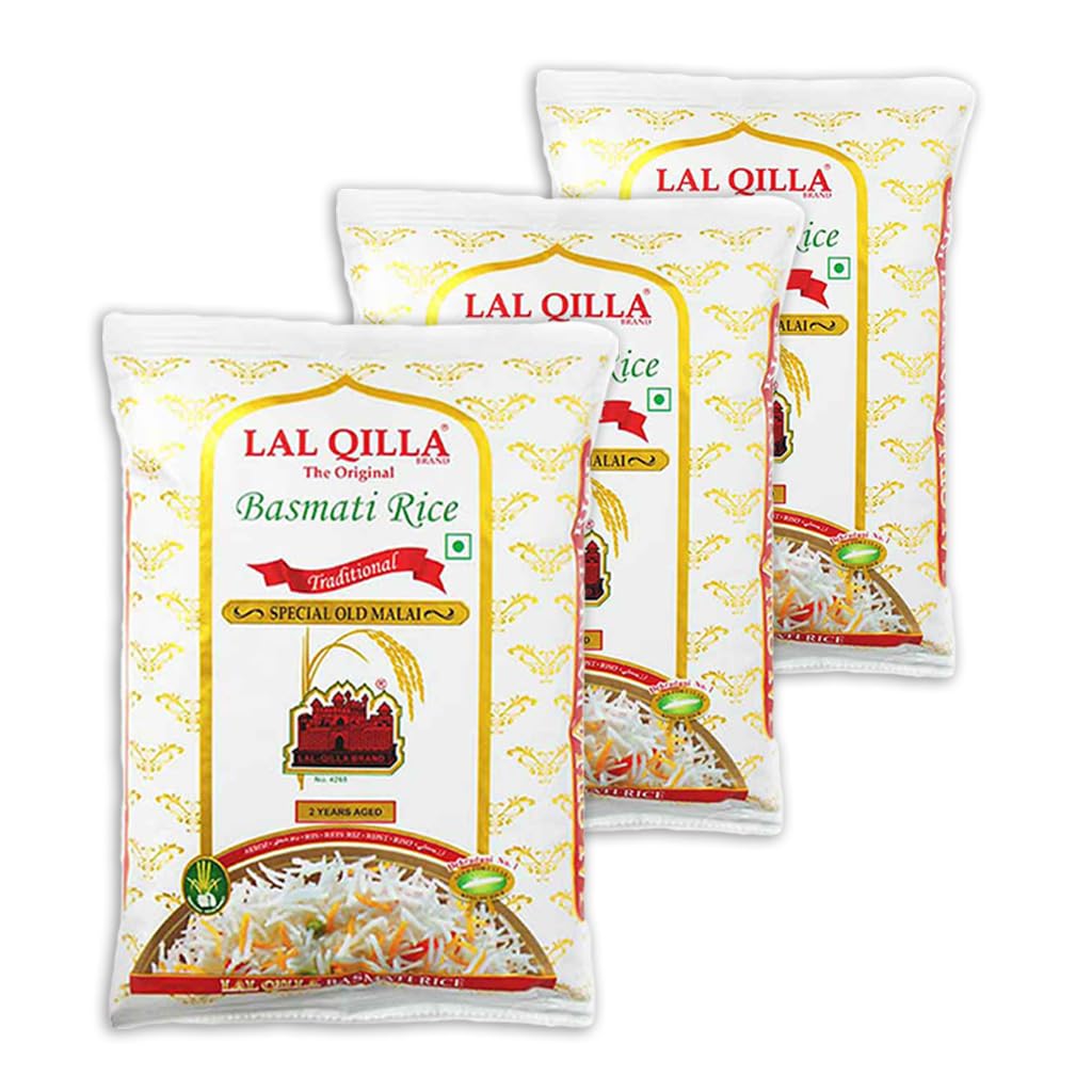 Generic インド産 ラルキラ バスマティーライス 香り米 Lal Qilla Basmati Rice お米セット - 日本語レシピ付き セット