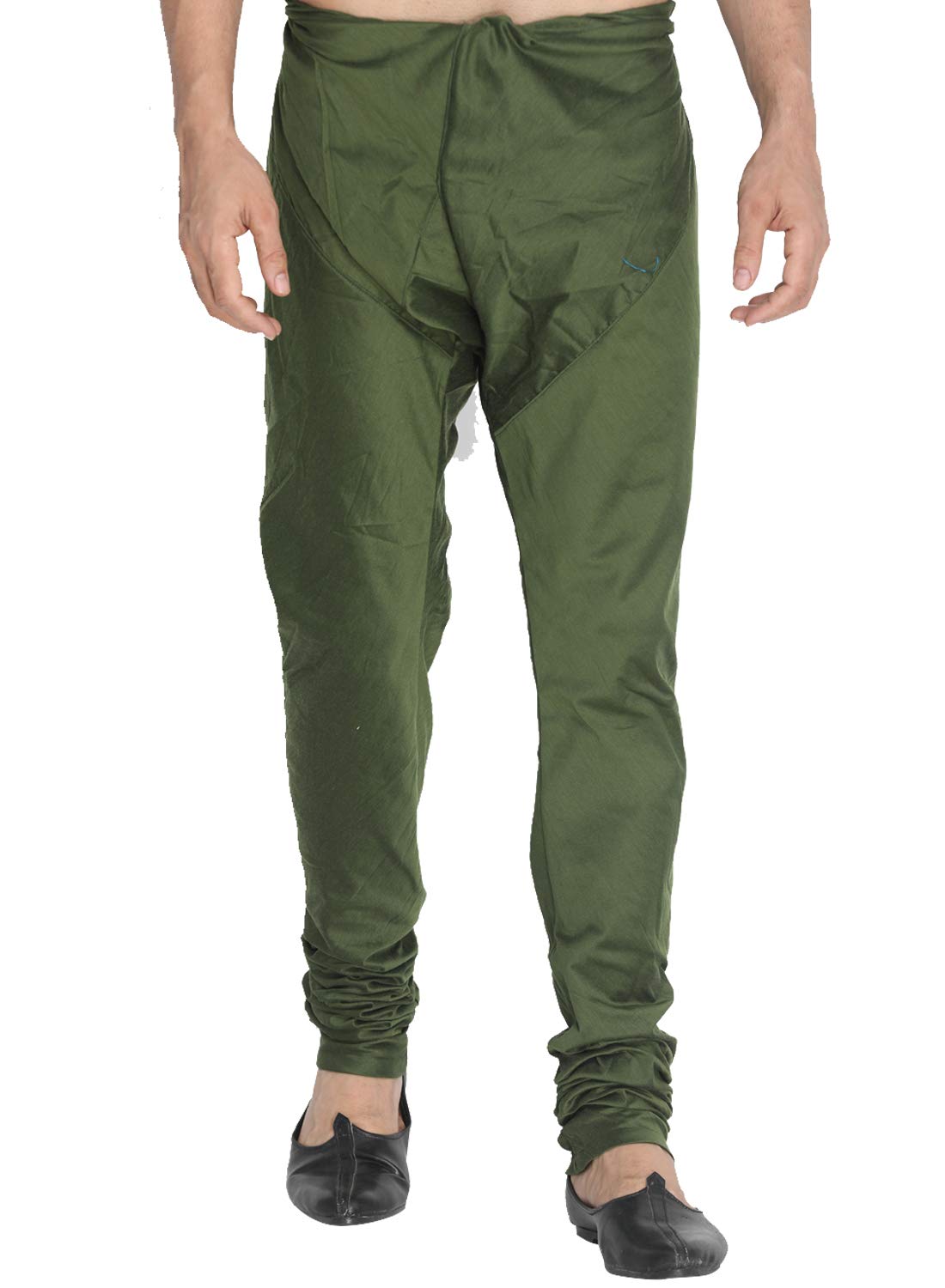 vastramay Men's Green Cotton Blend Pyjama_VASMPVGN_40-picture-23