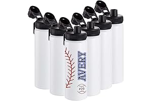 6-Pack 26oz Customizable Sublimation Water Bottles