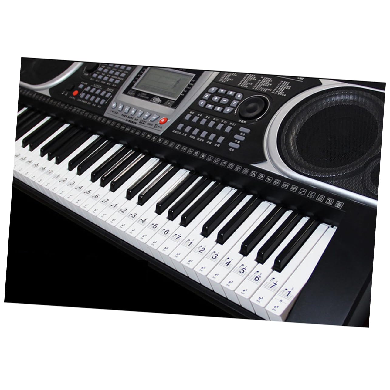 Levemolo 88 Key Piano Stickers Electronic Organ Stickers Music Note Letters Reusable Beginner Kit