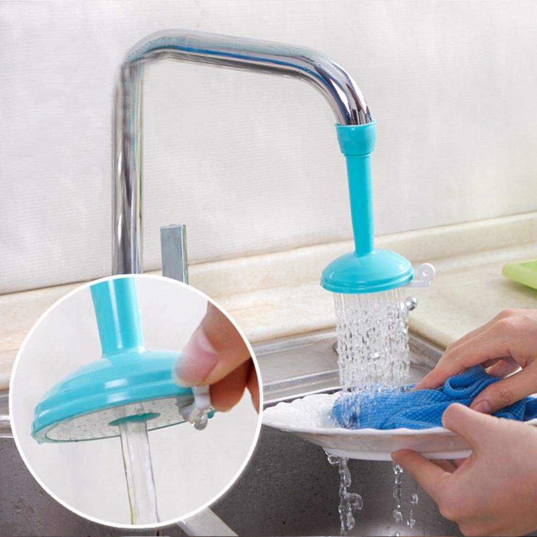 Wolblix Silicone Faucet Nozzle Water-Saving Shower Rotating Spray Tap Filter Valve for Kitchen and Bathroom (B07VKCV7GH) Amazon Price History, Amazon Price Tracker