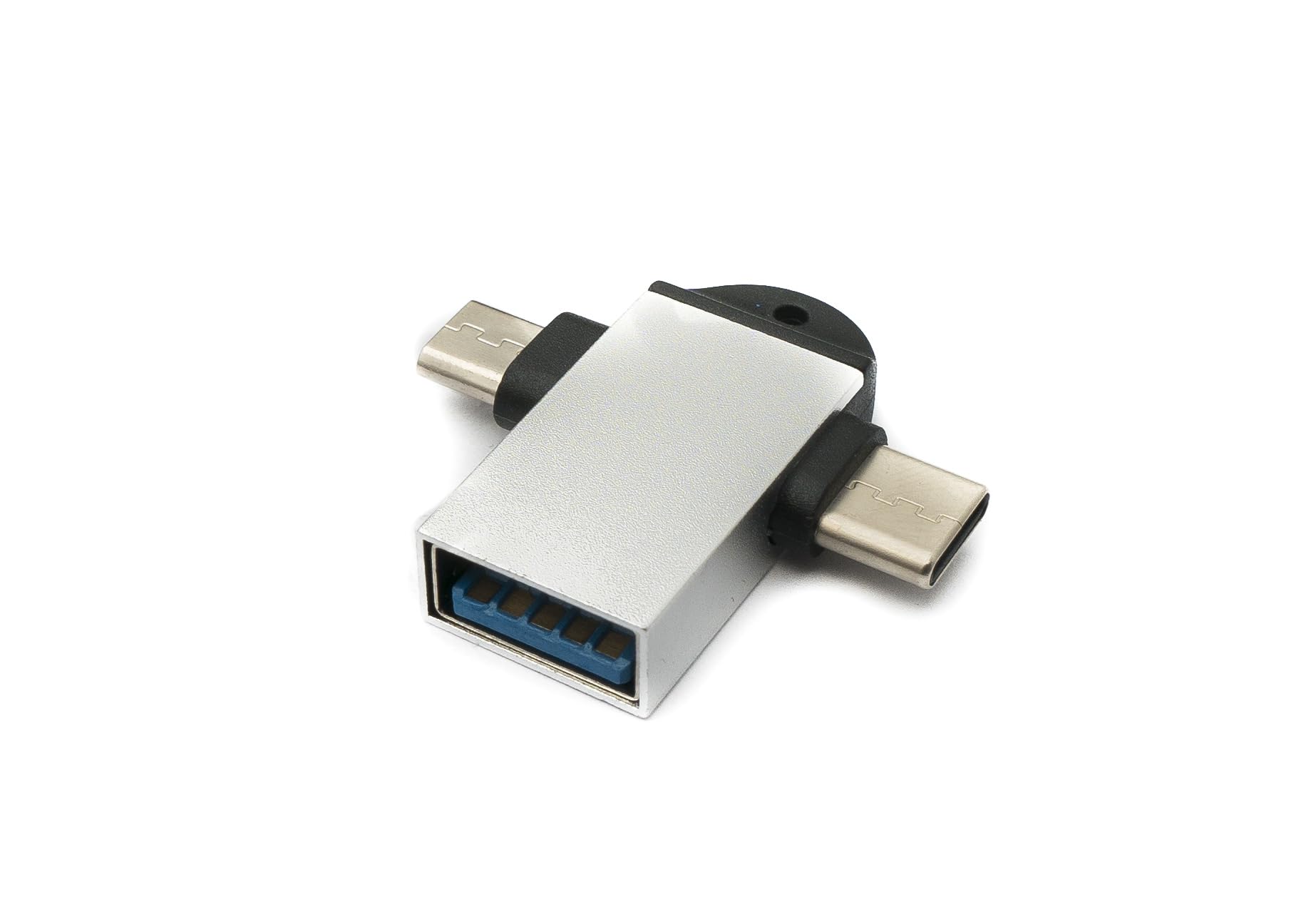 Adattatore USB-C Maschio A Micro USB Femmina – SYSTEM-S, USB 3.1 / 2.0