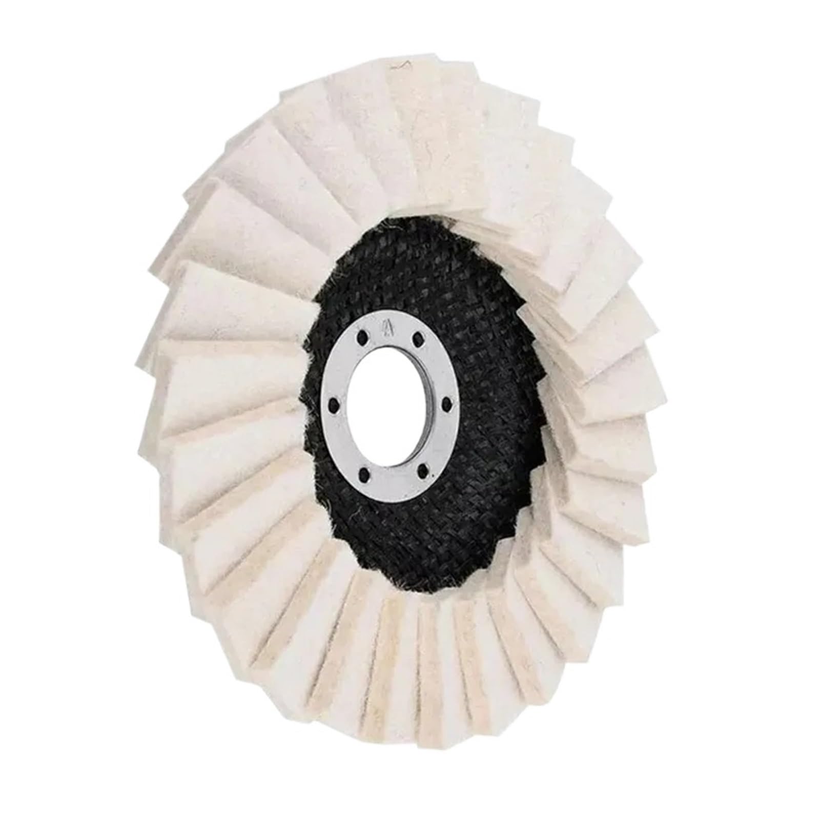 Tampone for lucidatura in feltro di lana da 115/125 mm, disco robusto for smerigliatrice angolare, for strumento macinazione della mola in ceramica for metallo(125mm)