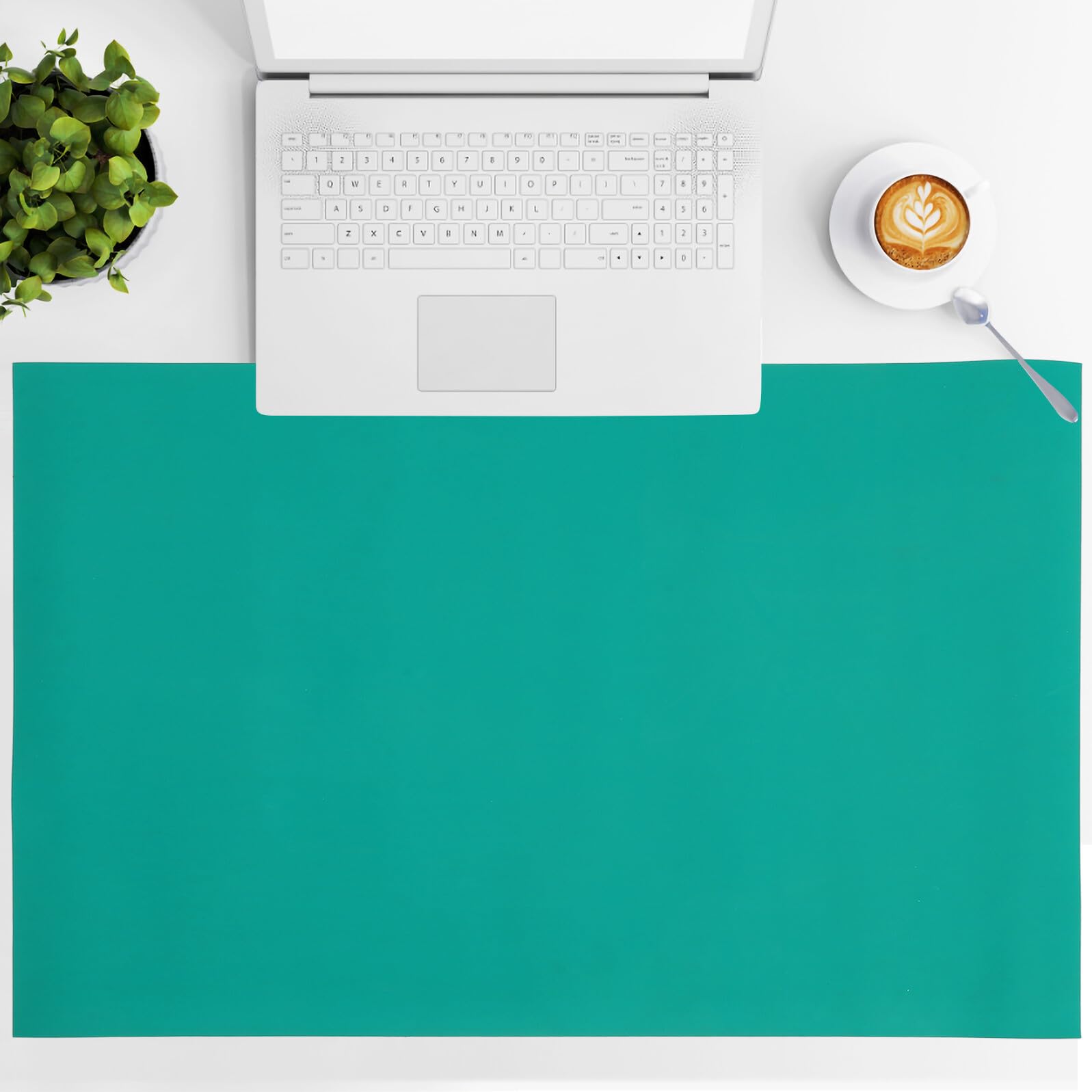 Tappetino Design Raffinato in Gomma Verde da Lavoro Antistatico 0,6x0,8m di Precisione per Postazioni di Lavoro e Riparazione di Componenti Elettrici