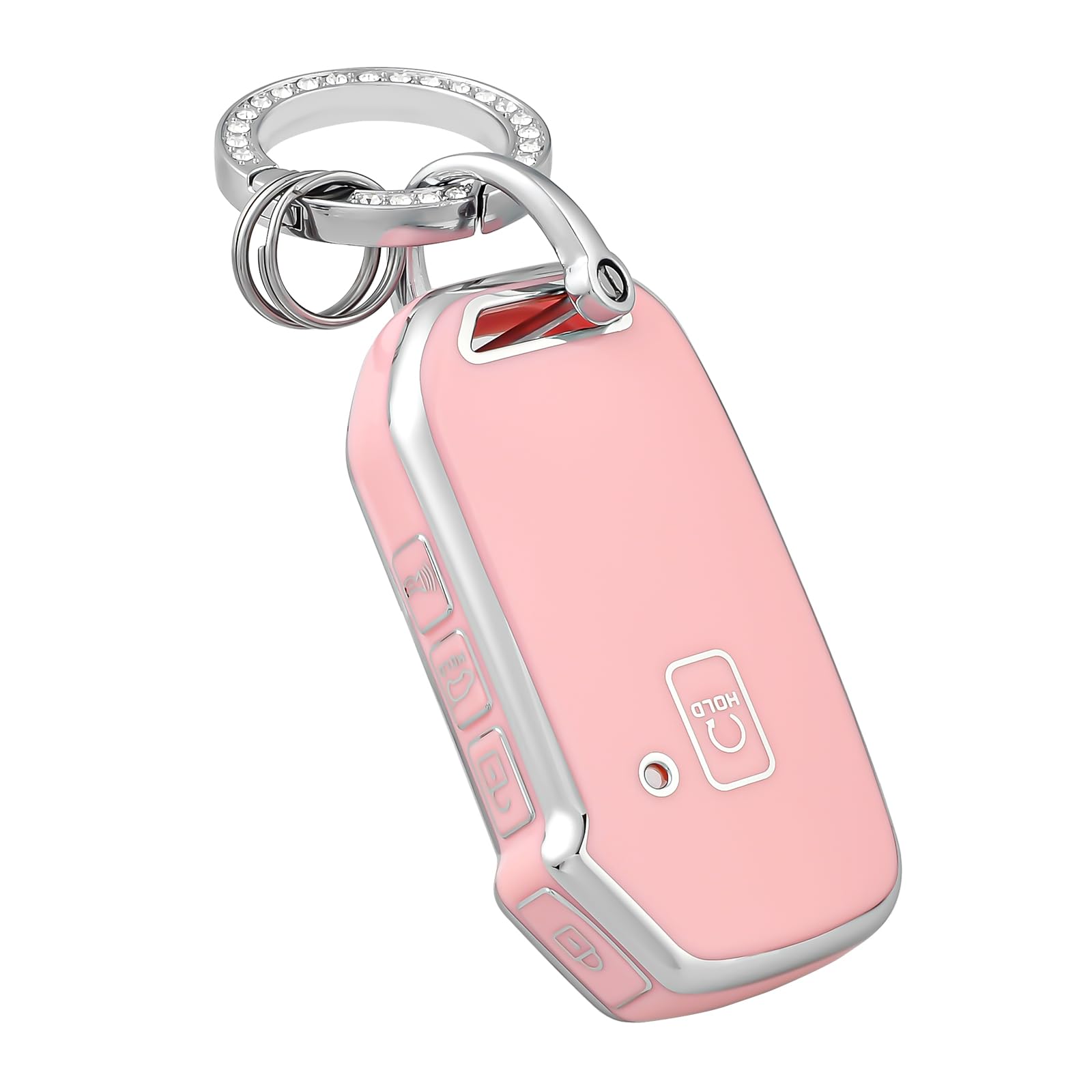 OFFCURVE Car Key Fob Cover Compatible with Kia D5-Keychain JXY