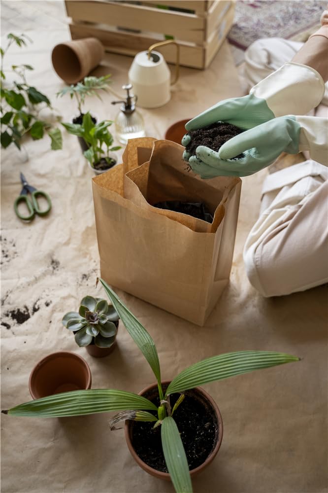 Bolsas de basura orgánicas de 10 litros con fondo de bloque - Bolsas de residuos orgánicos 100% compostables y biodegradables, eliminación respetuosa con el medio ambiente, 1000 unidades