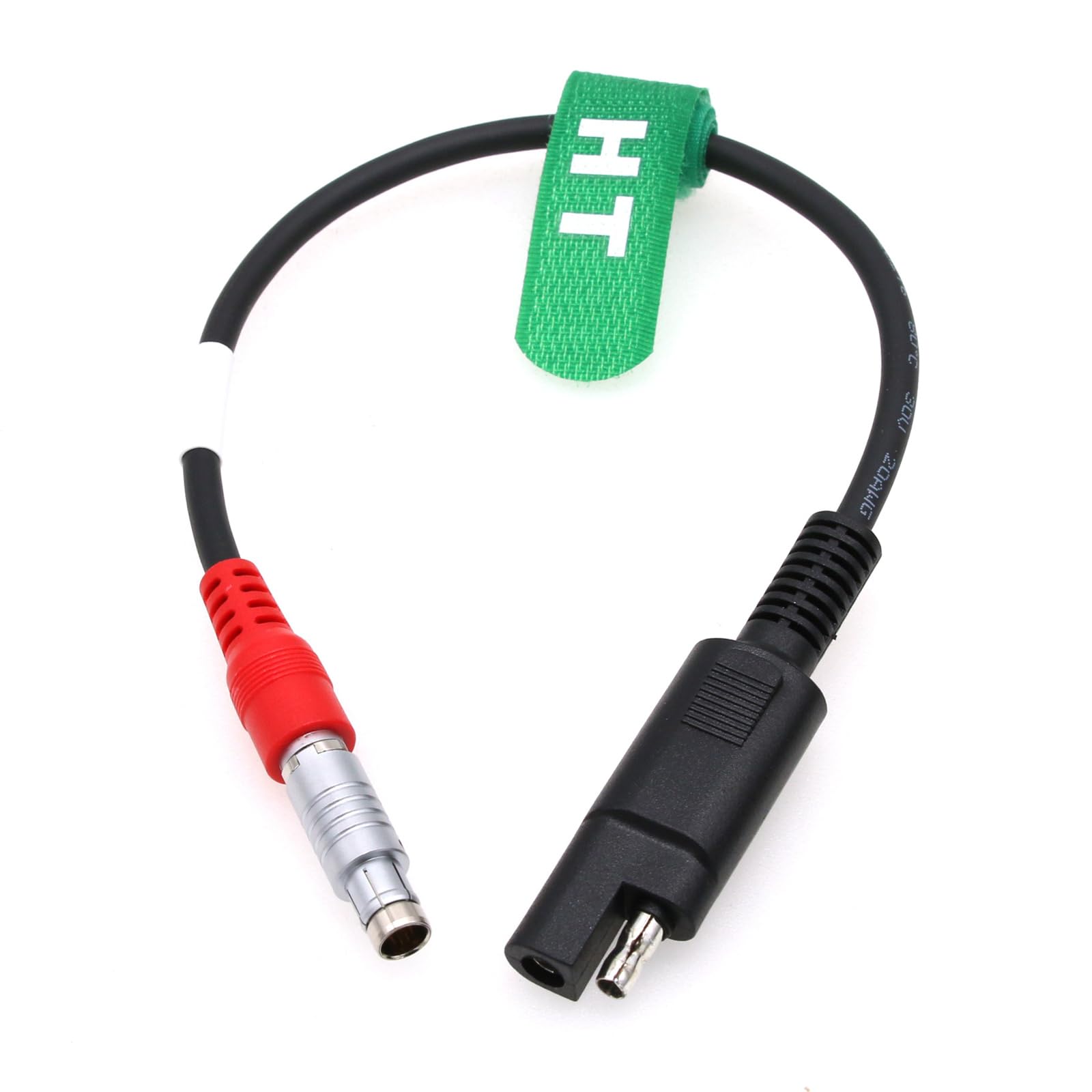 HangTon Power Cable for Sokkia GRX-3 GRX3 Receiver, SAE External Battery 12V Charging to ODU 5 pin