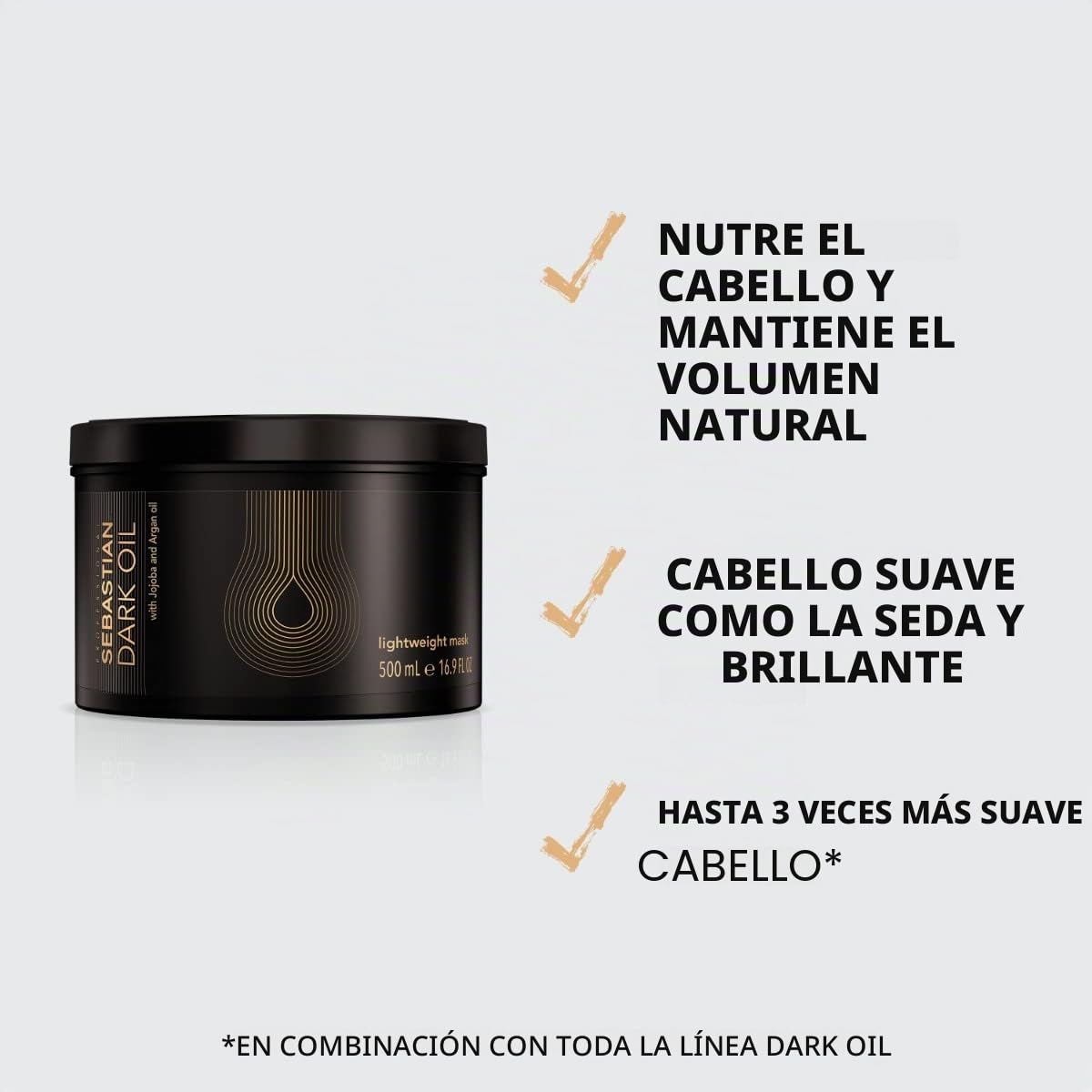 Mascarilla Capilar Sebastian Dark Oil Light