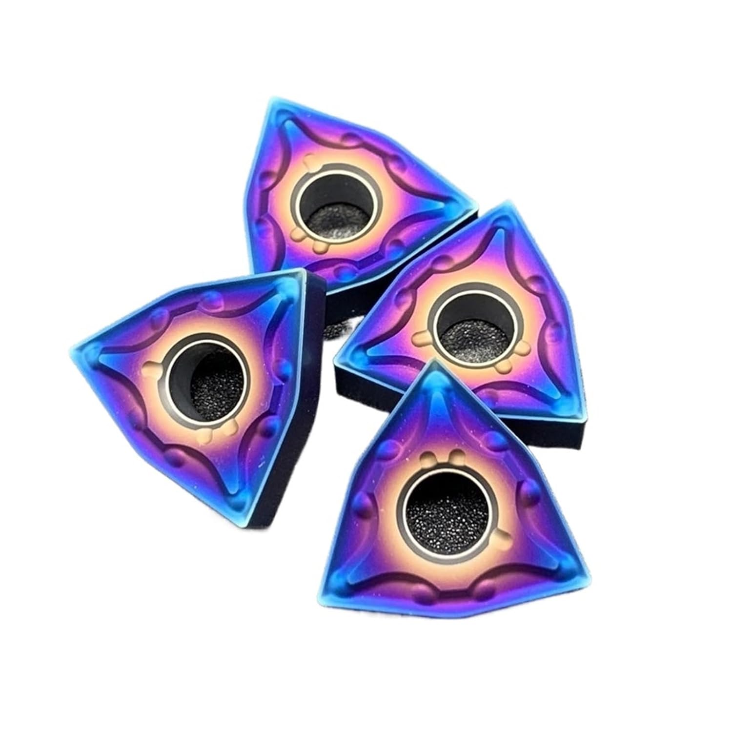 Turning Indexable Inserts Carbide 10PCS WNMG080404 External Turning Tool Hard Alloy Milling Blade Cutting Use for Steel Stainless