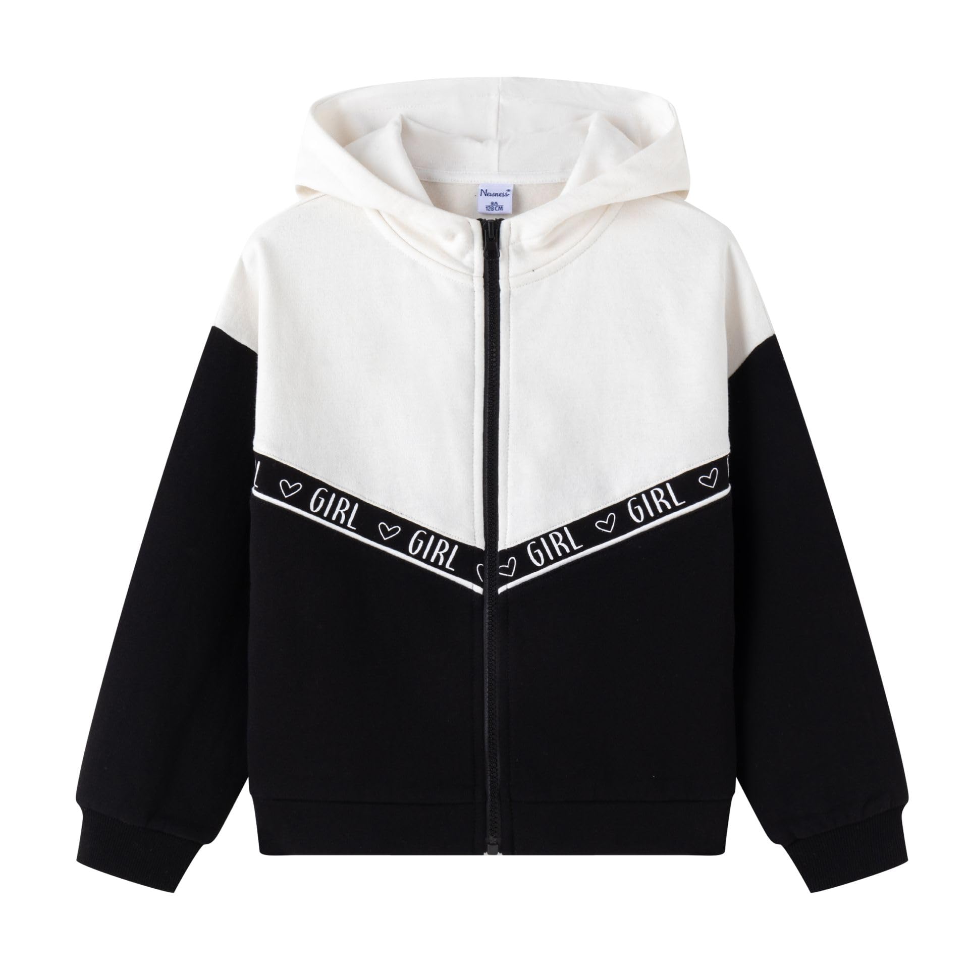 Sweat en peluche avec fermeture éclair et capuche doublée jersey - 8