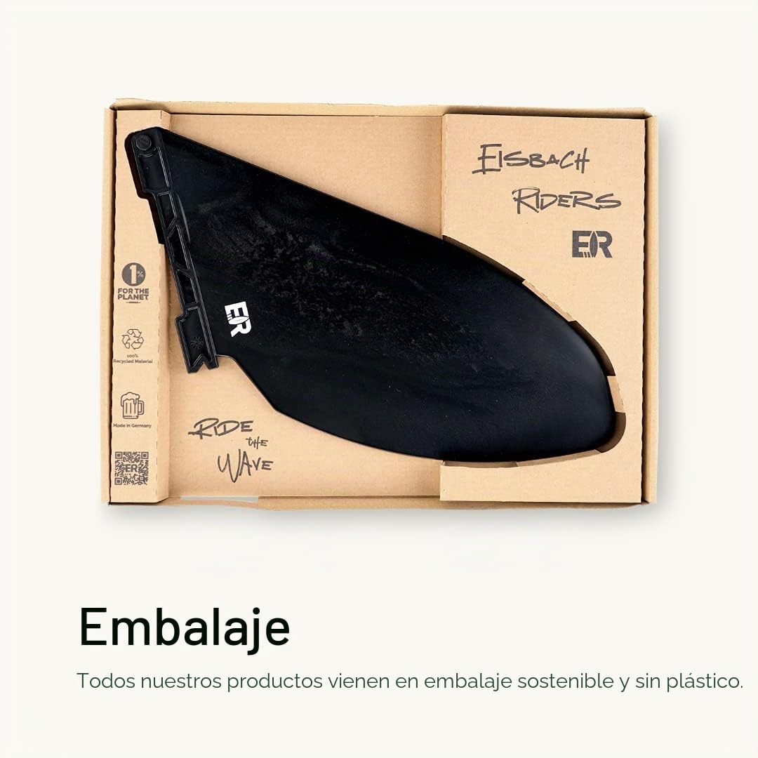 US-Box SUP Touring Finne – Fabricado en Alemania – Surfboard Fin apto para muchas tablas de surf de remo (tamaño 9,4")