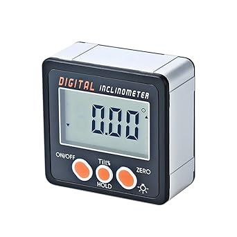 Genex Digital Inclinometer/Level Box with Magnetic base for dish TV installation, workshop, fabrication etc