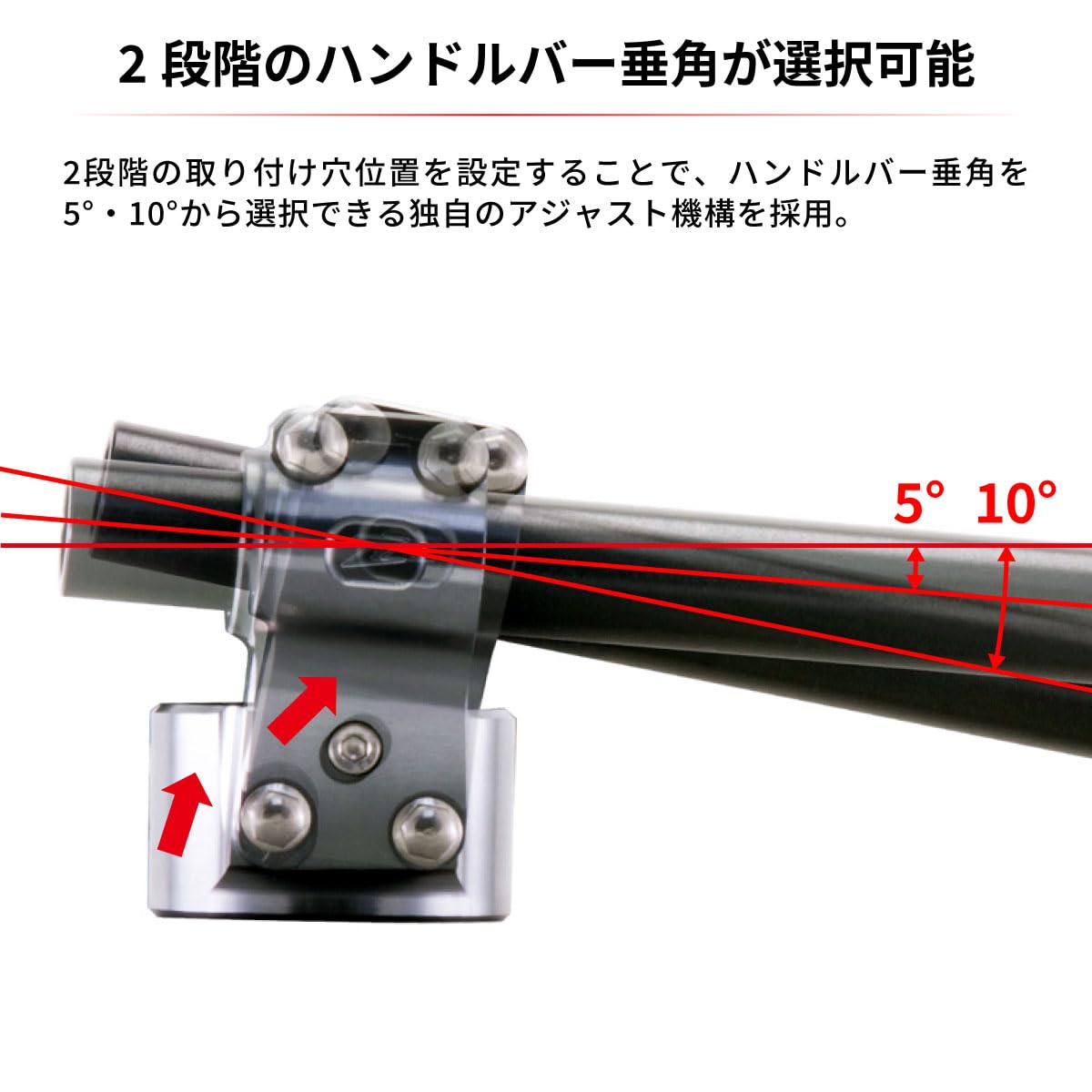 Amazon | ジータレーシング(ZETA RACING) PILOTハンドル HIGH アルミ 