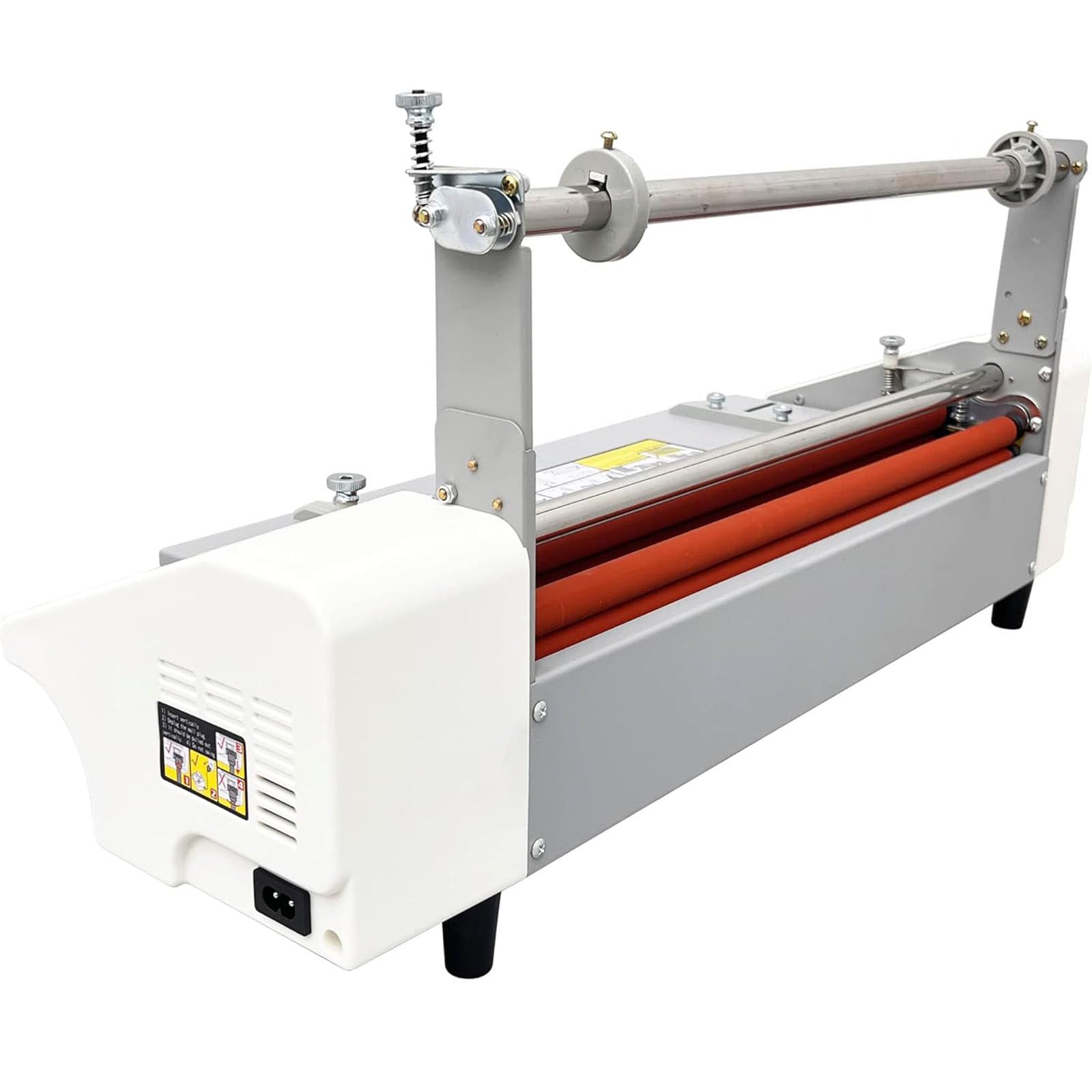 Laminator rolkowy na zimno i gorąco, 17,3 cala A2 dwustronny laminator rolkowy na zimno i gorąco z wyświetlaczem cyfrowym/funkcja ogrzewania wałka termicznego/bezstopniowa regulacja prędkości